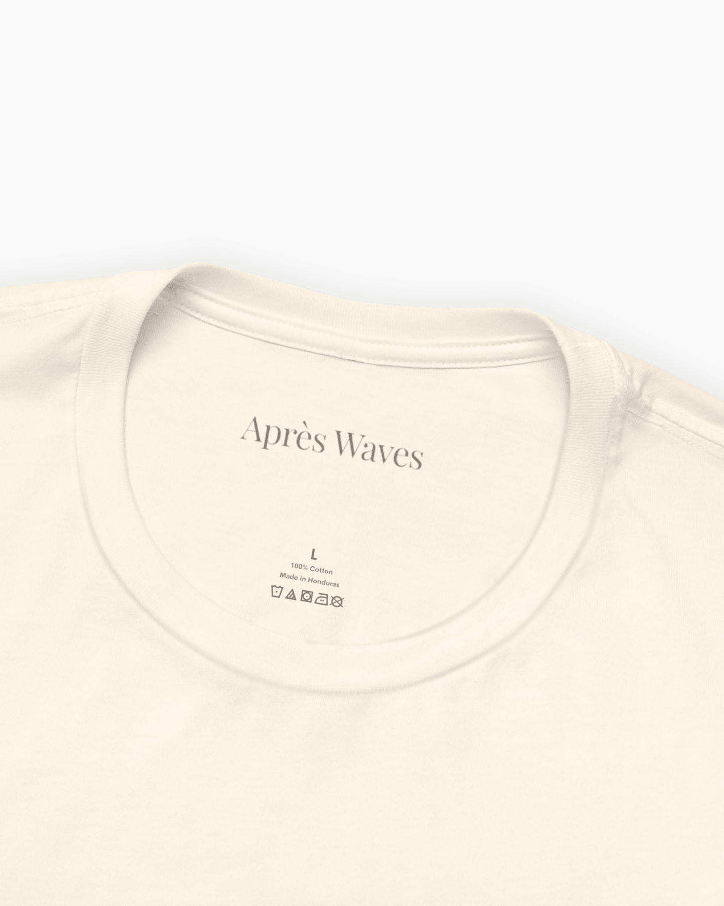 Aim True Ecru S graphic t-shirt - Après Waves