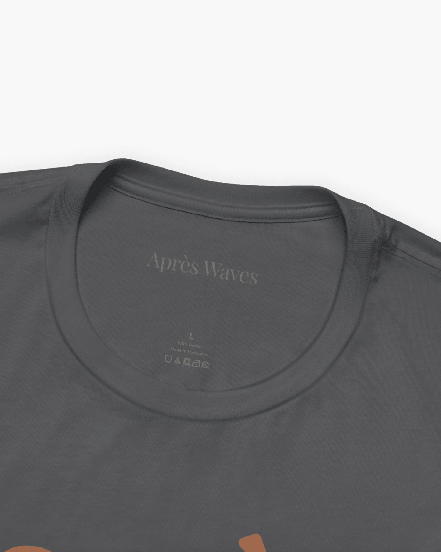 Retro Logo Graphite S graphic t-shirt - Après Waves