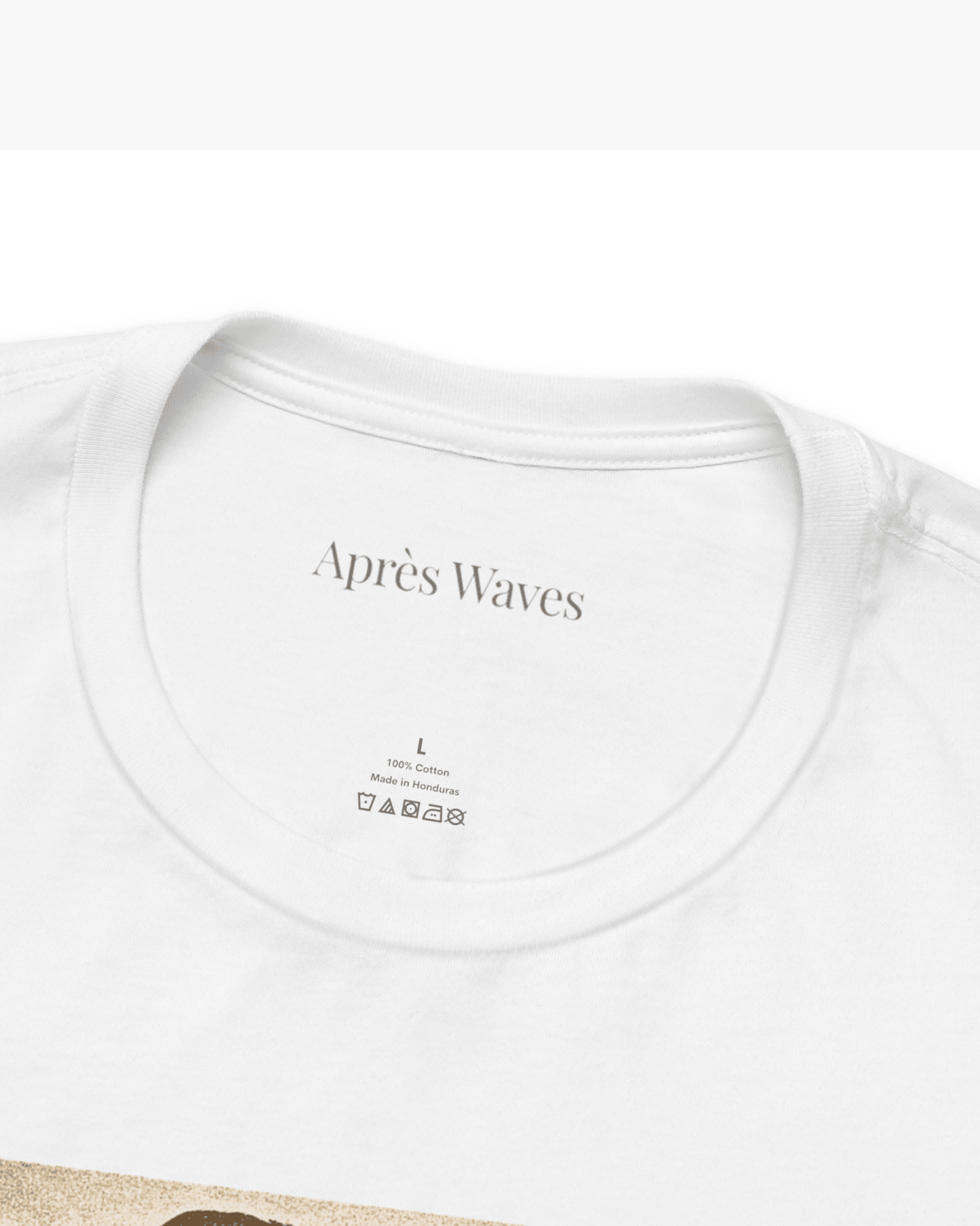 Eternity White S graphic t-shirt - Après Waves
