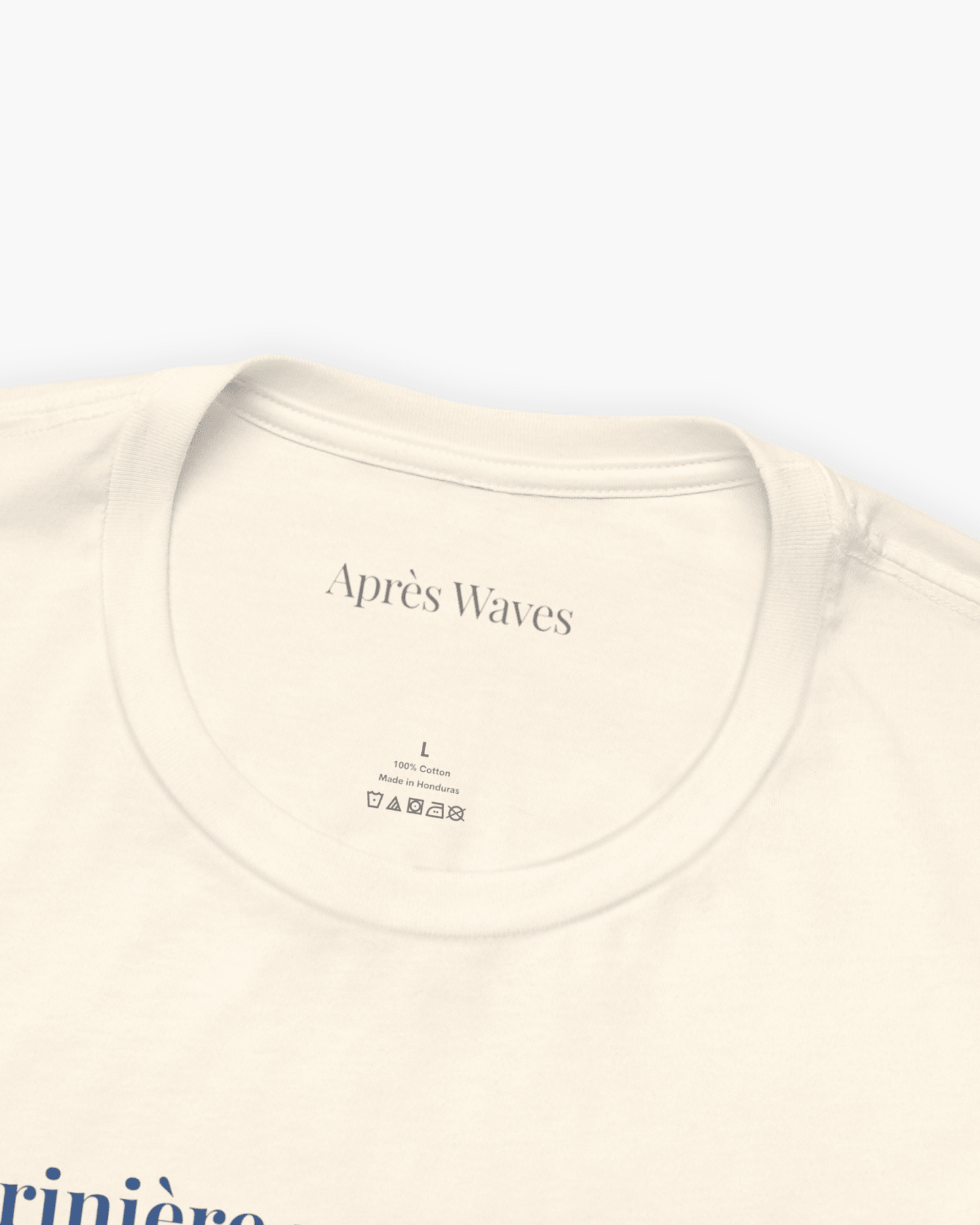 La Marinière Ecru S graphic t-shirt - Après Waves