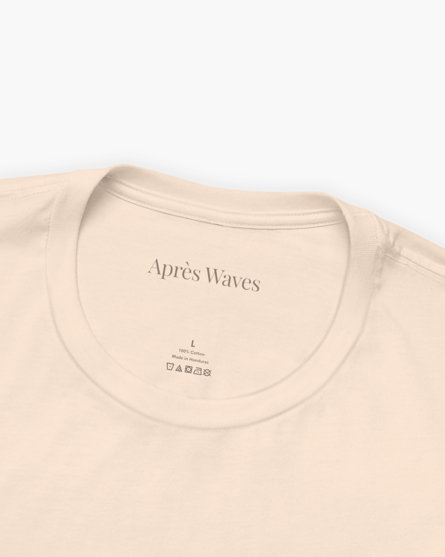 Aim True Cream S graphic t-shirt - Après Waves