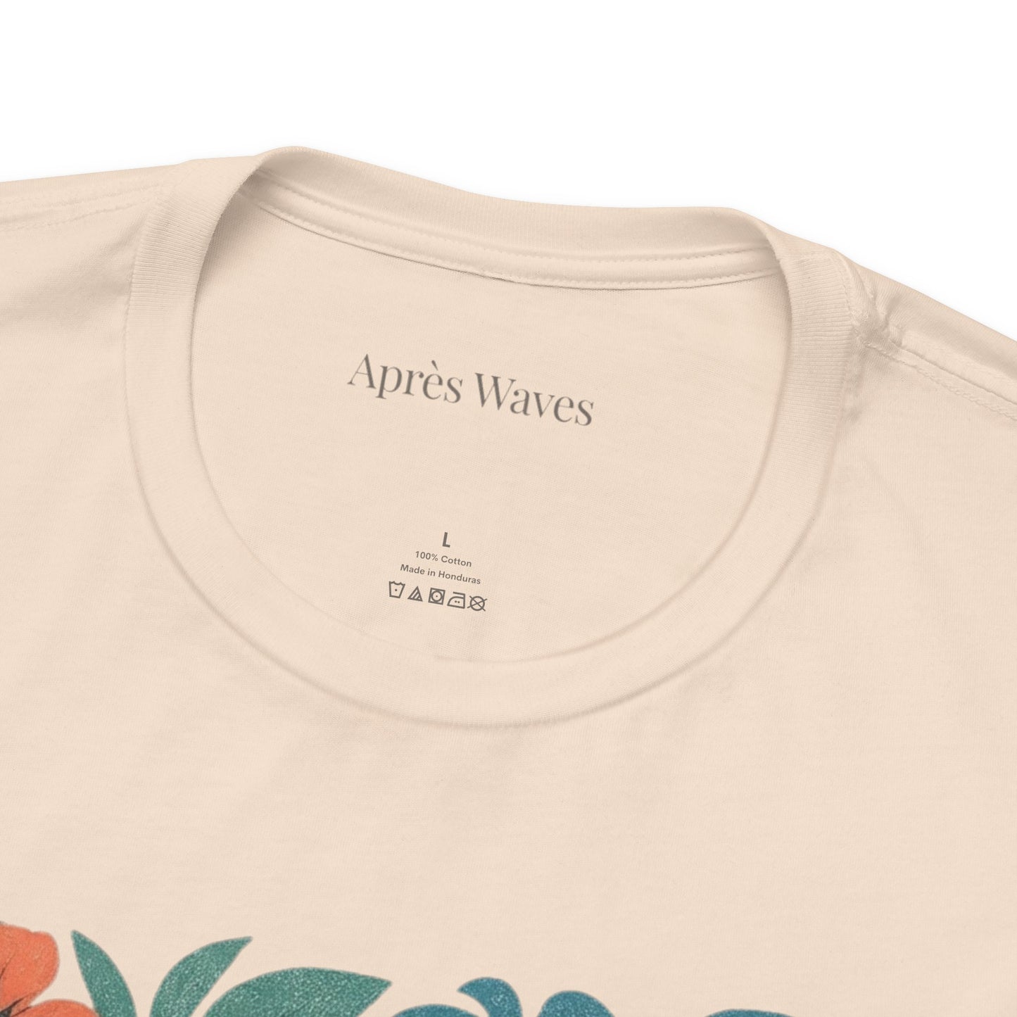 Garden Godiva Cream S graphic t-shirt - Après Waves
