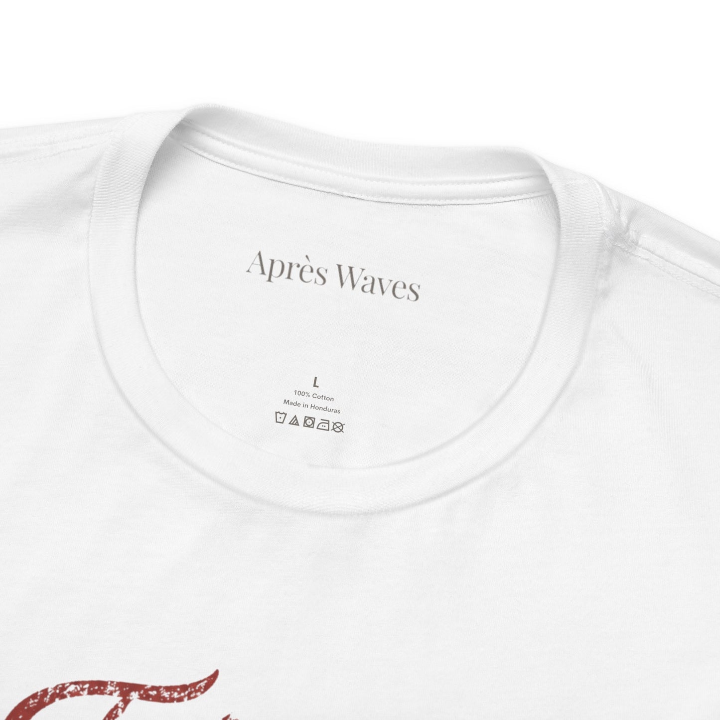 Très Euro White S graphic t-shirt - Après Waves