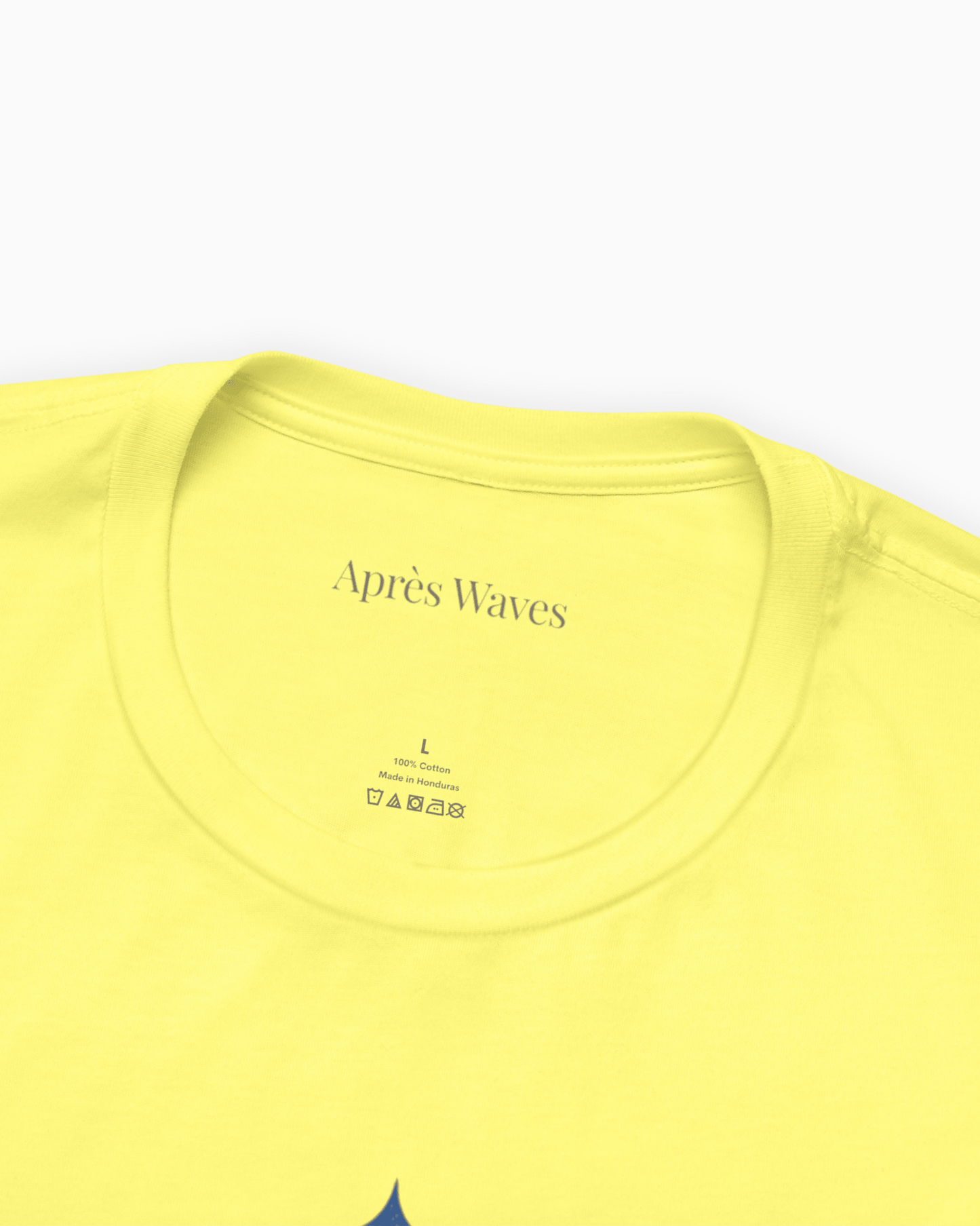 Dreamer Yellow S graphic t-shirt - Après Waves