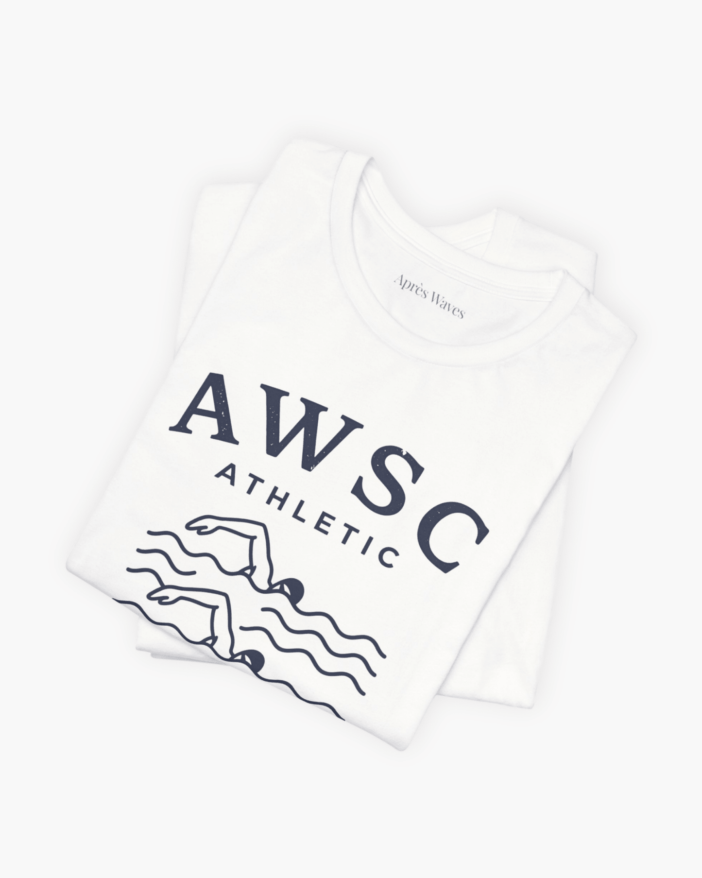 Swim the Sea White S graphic t-shirt - Après Waves