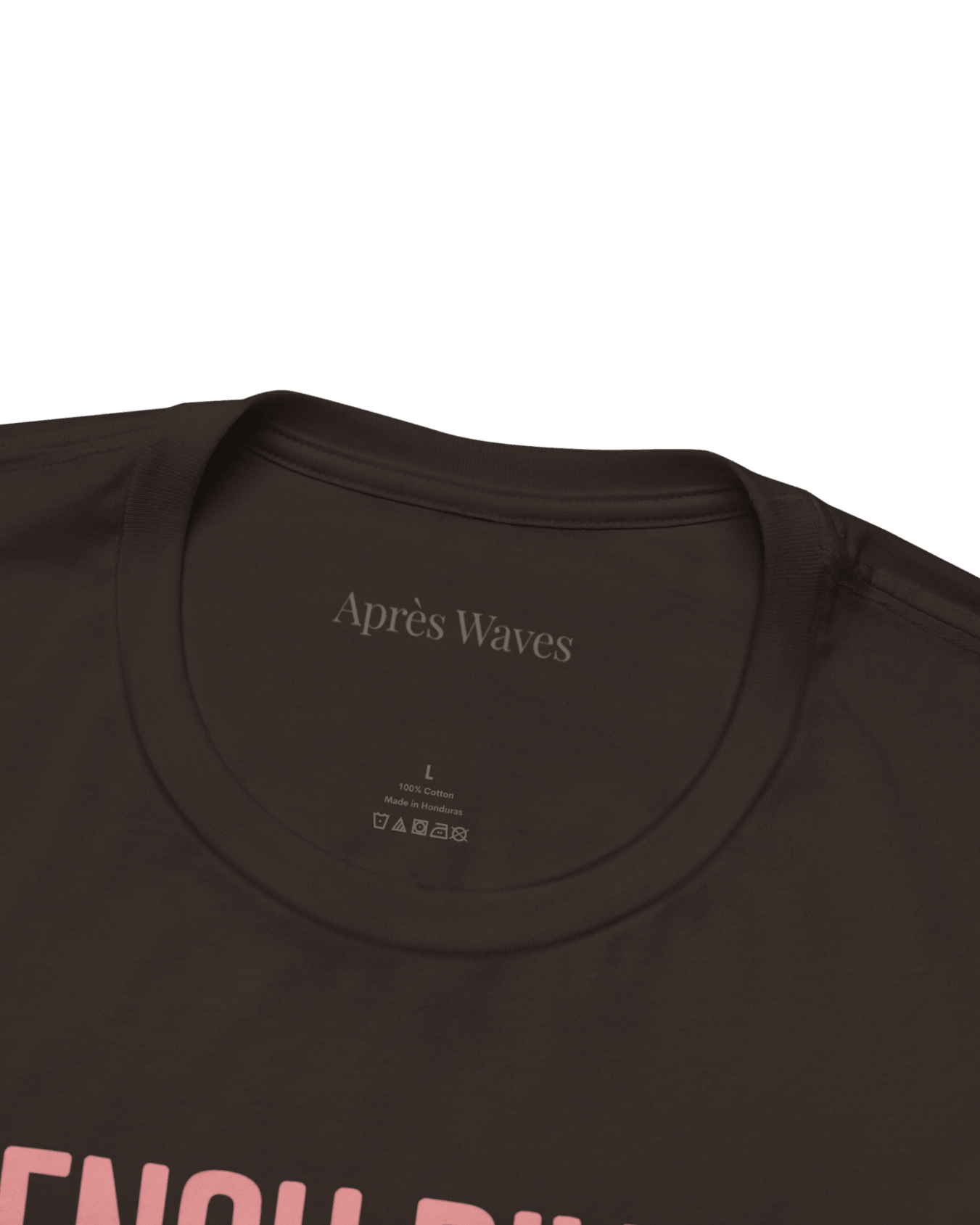 Riviera Palms Chocolate S graphic t-shirt - Après Waves