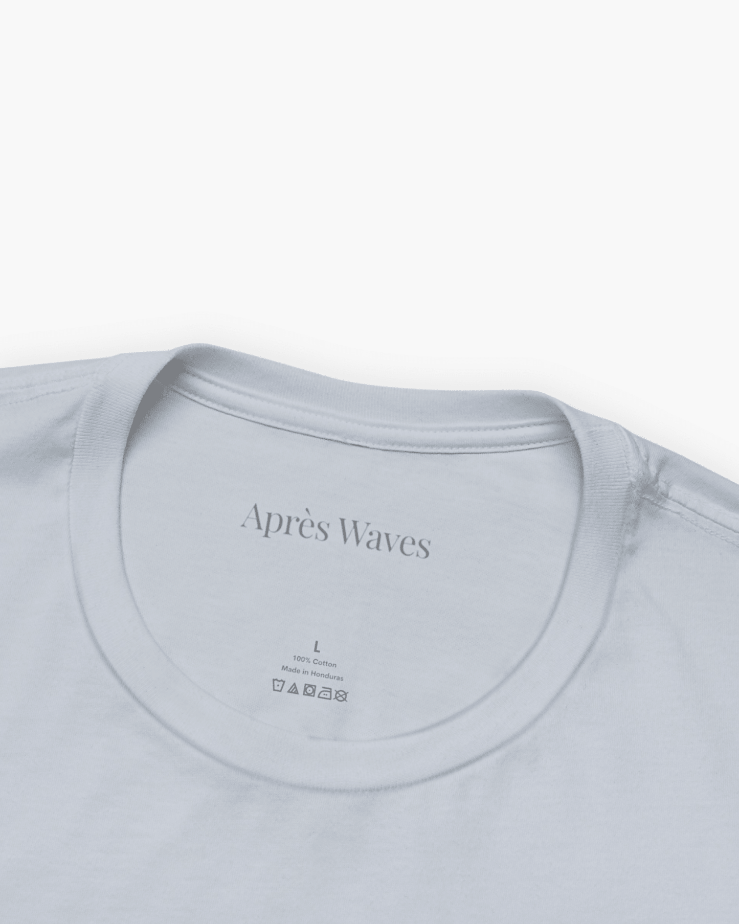 Après Crest Light Blue S graphic t-shirt - Après Waves