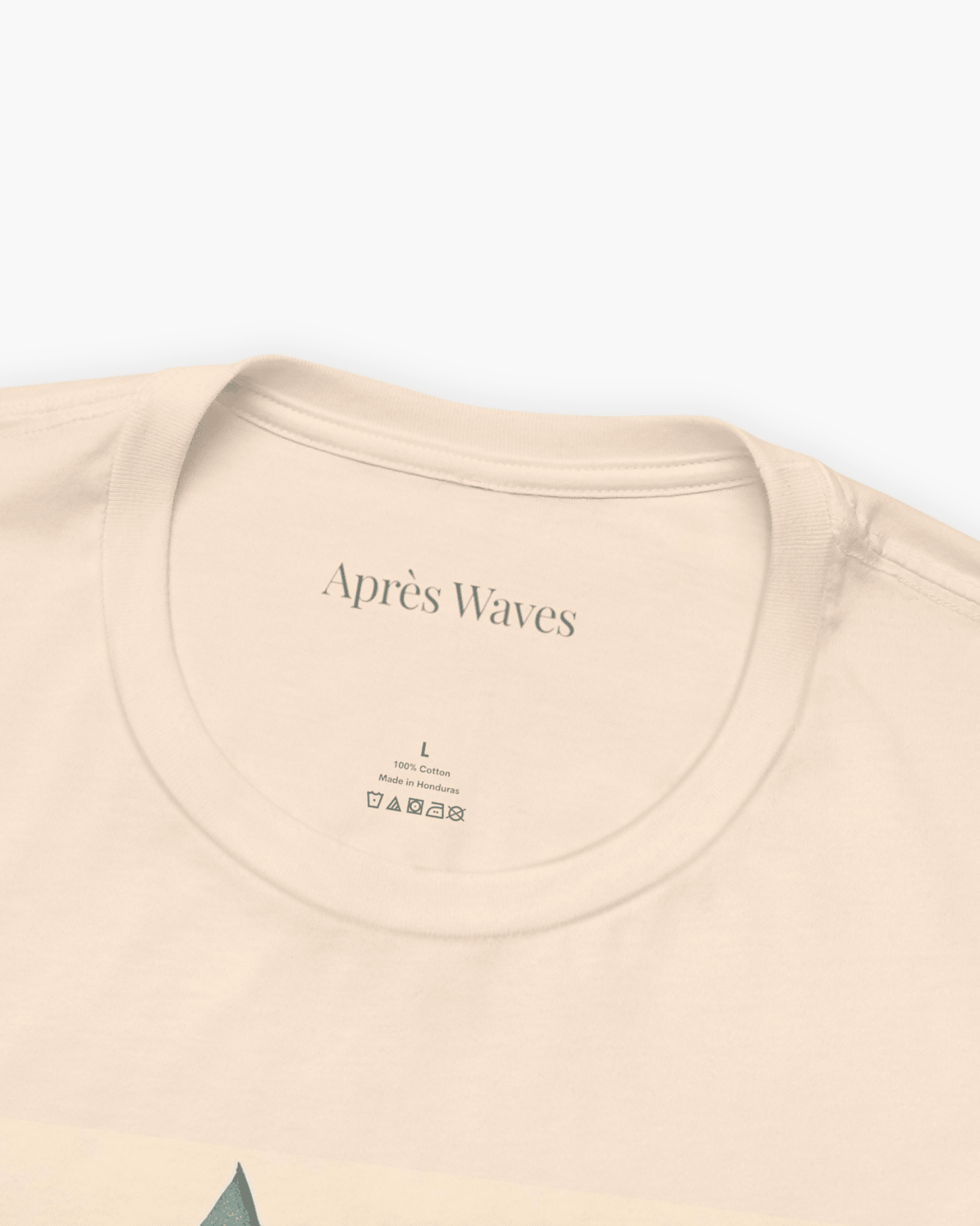 Old School Cream S graphic t-shirt - Après Waves