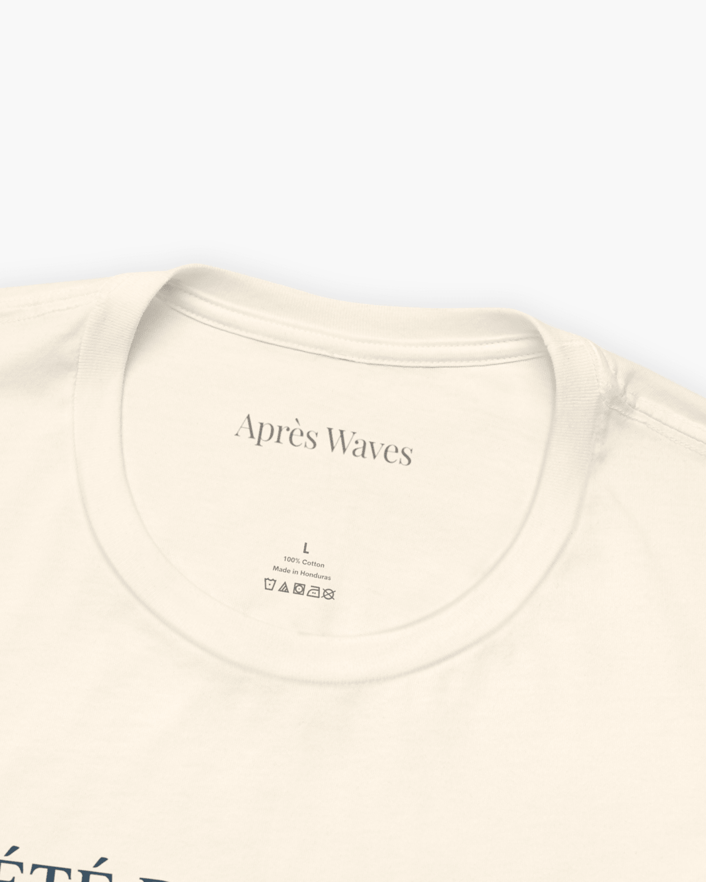 Société des Libres Ecru S graphic t-shirt - Après Waves