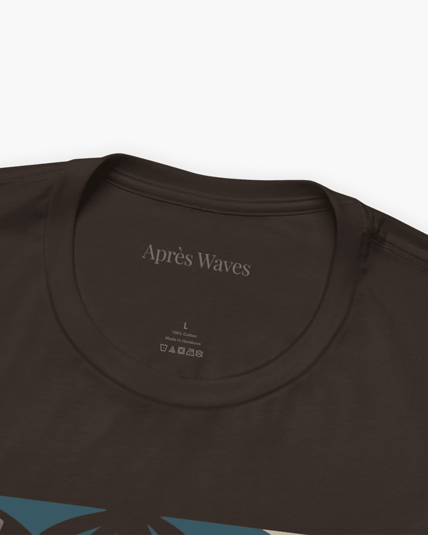 80s Tropez Chocolate S graphic t-shirt - Après Waves