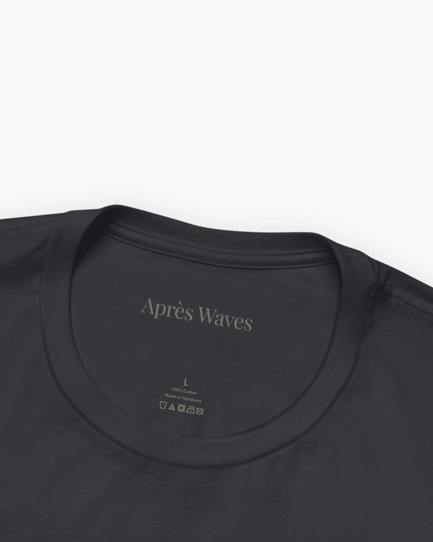 Pink Elephant Charcoal S graphic t-shirt - Après Waves