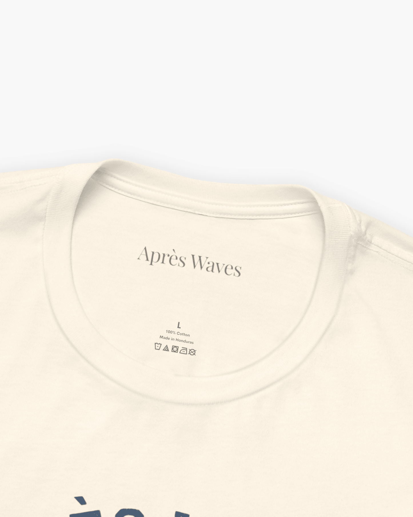 AWSC Blue Ecru S graphic t-shirt - Après Waves