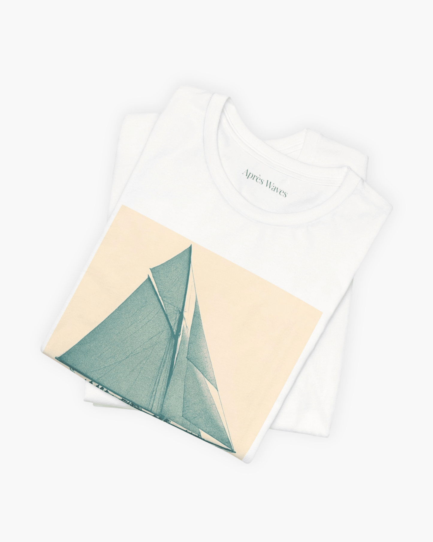 Old School White S graphic t-shirt - Après Waves