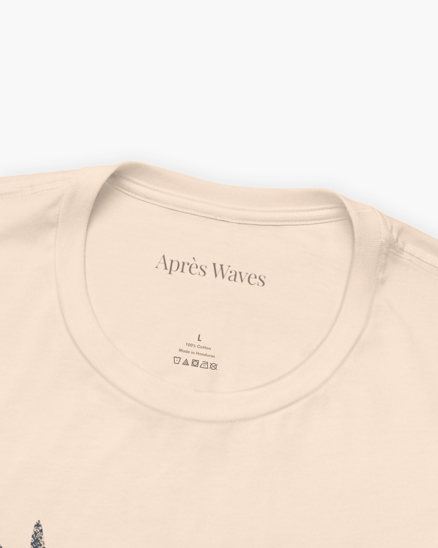 Soaring Cream S graphic t-shirt - Après Waves