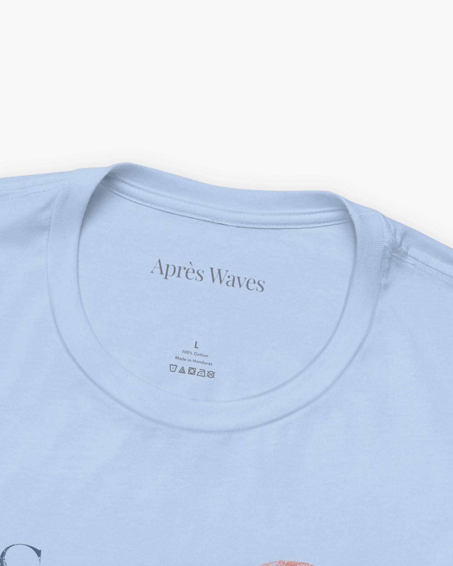 Freedom Sky Blue S graphic t-shirt - Après Waves