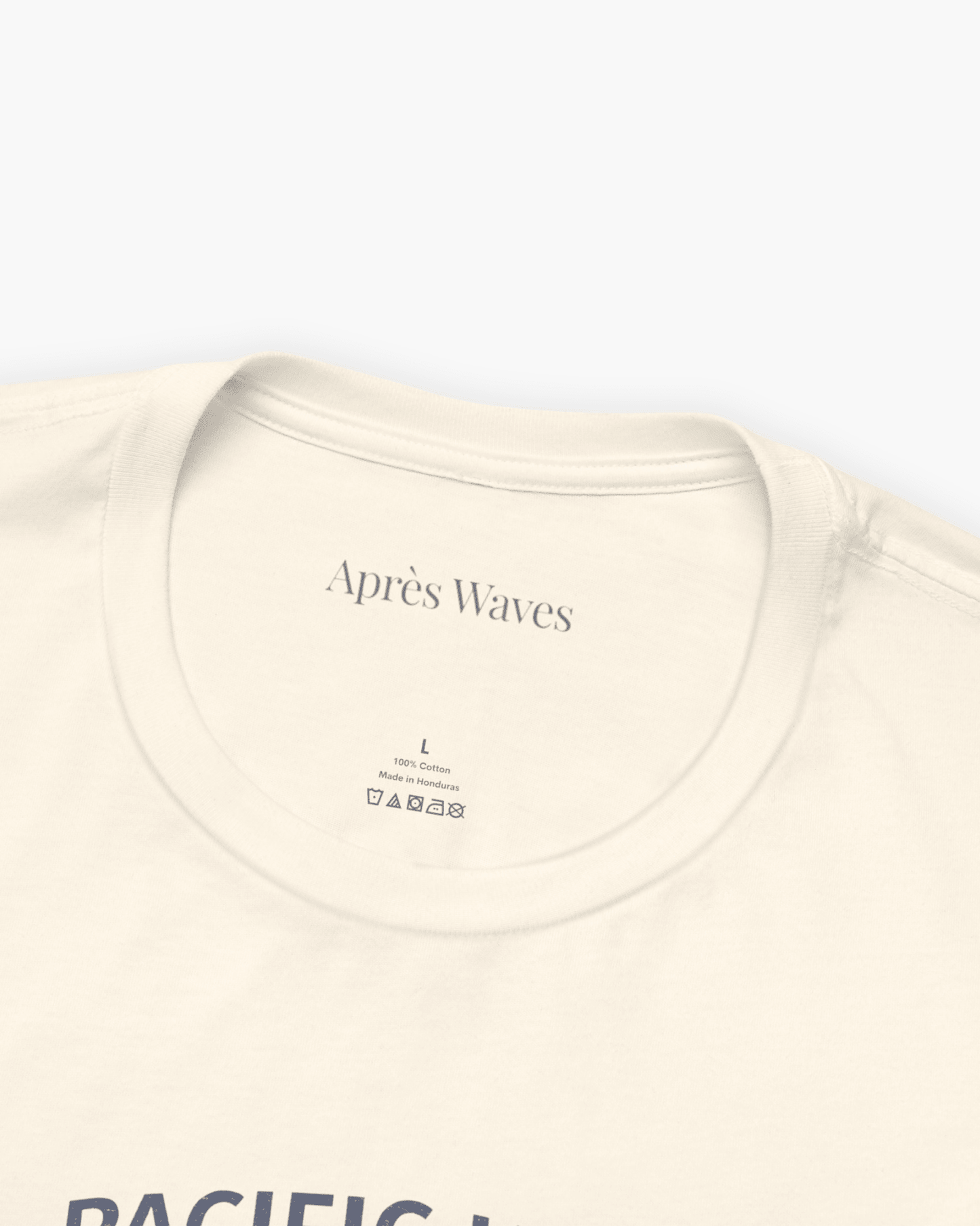 Monaco Motors Ecru S graphic t-shirt - Après Waves