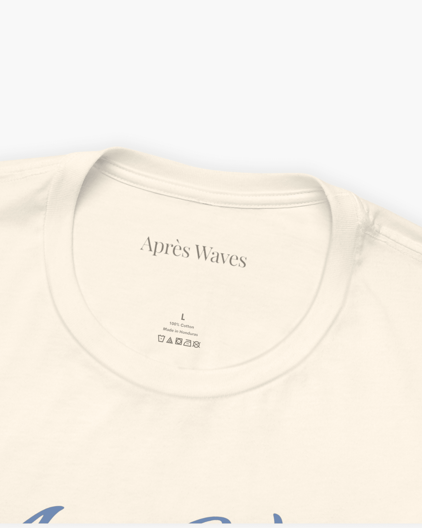 Très Euro Ecru S graphic t-shirt - Après Waves