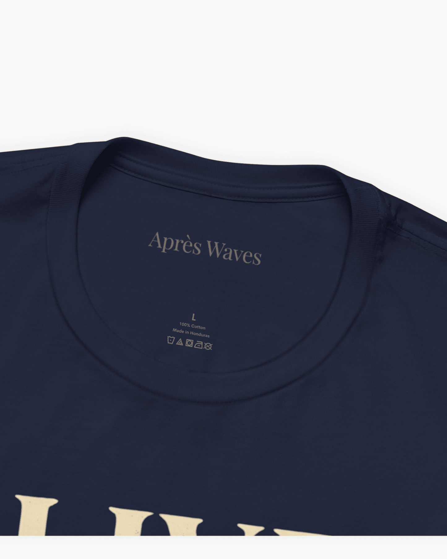 Live It Navy S graphic t-shirt - Après Waves
