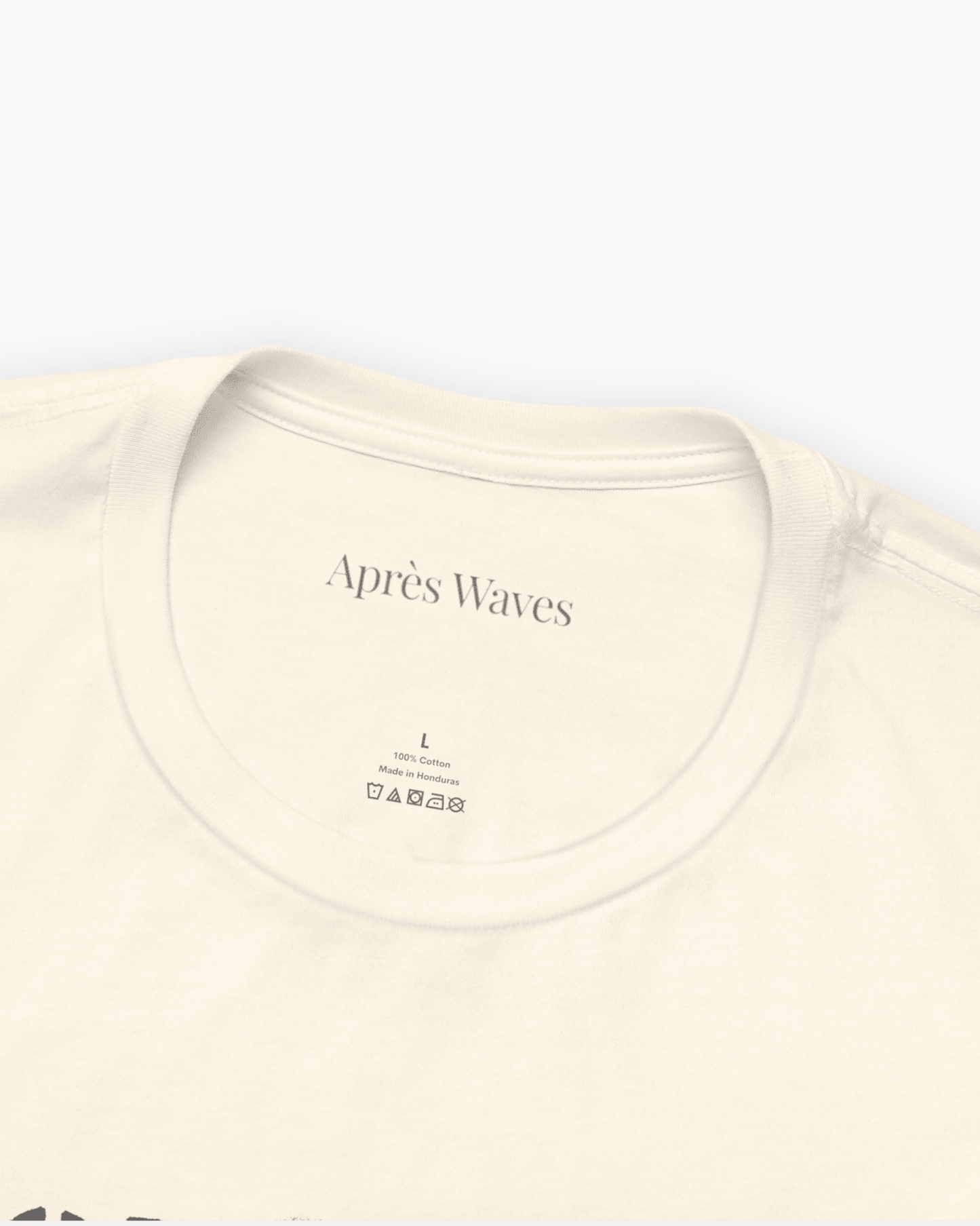 Love Like Ecru S graphic t-shirt - Après Waves