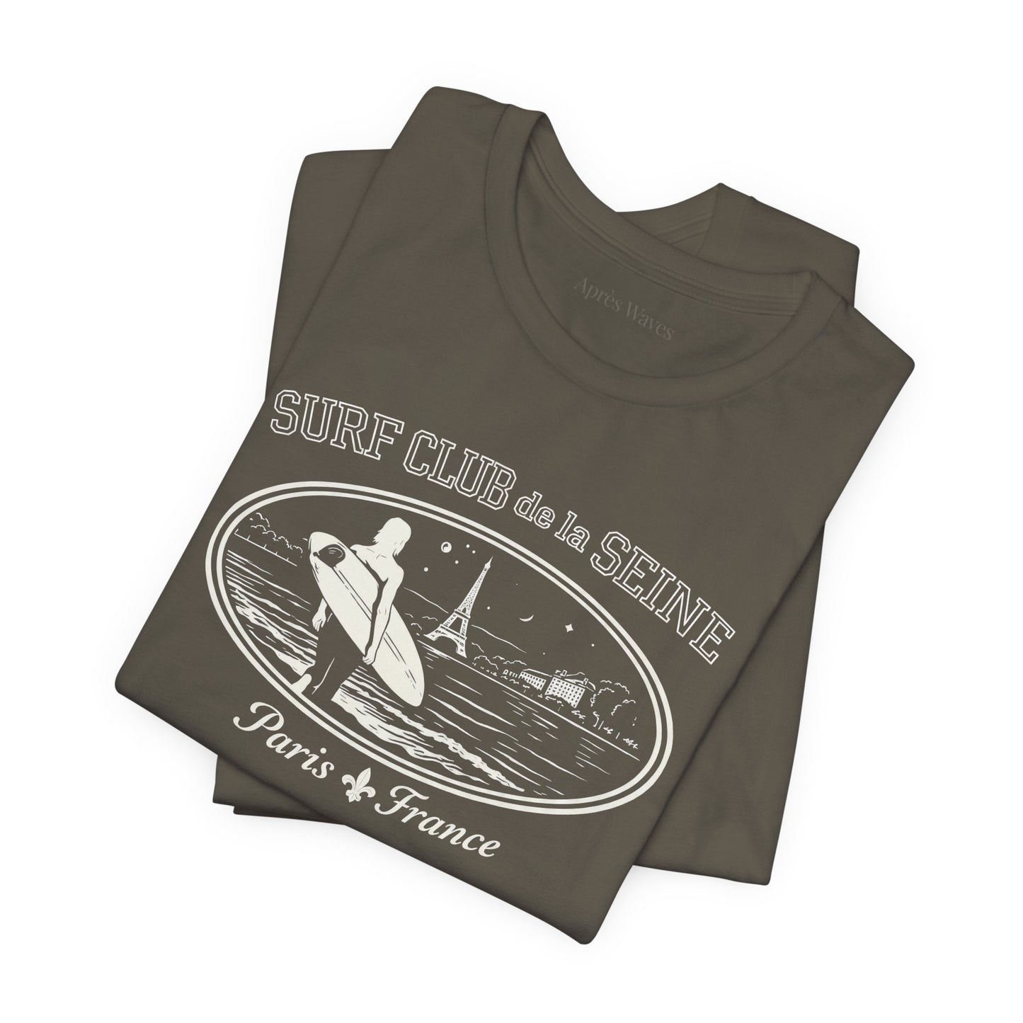 Paris Surf Club Army S graphic t-shirt - Après Waves