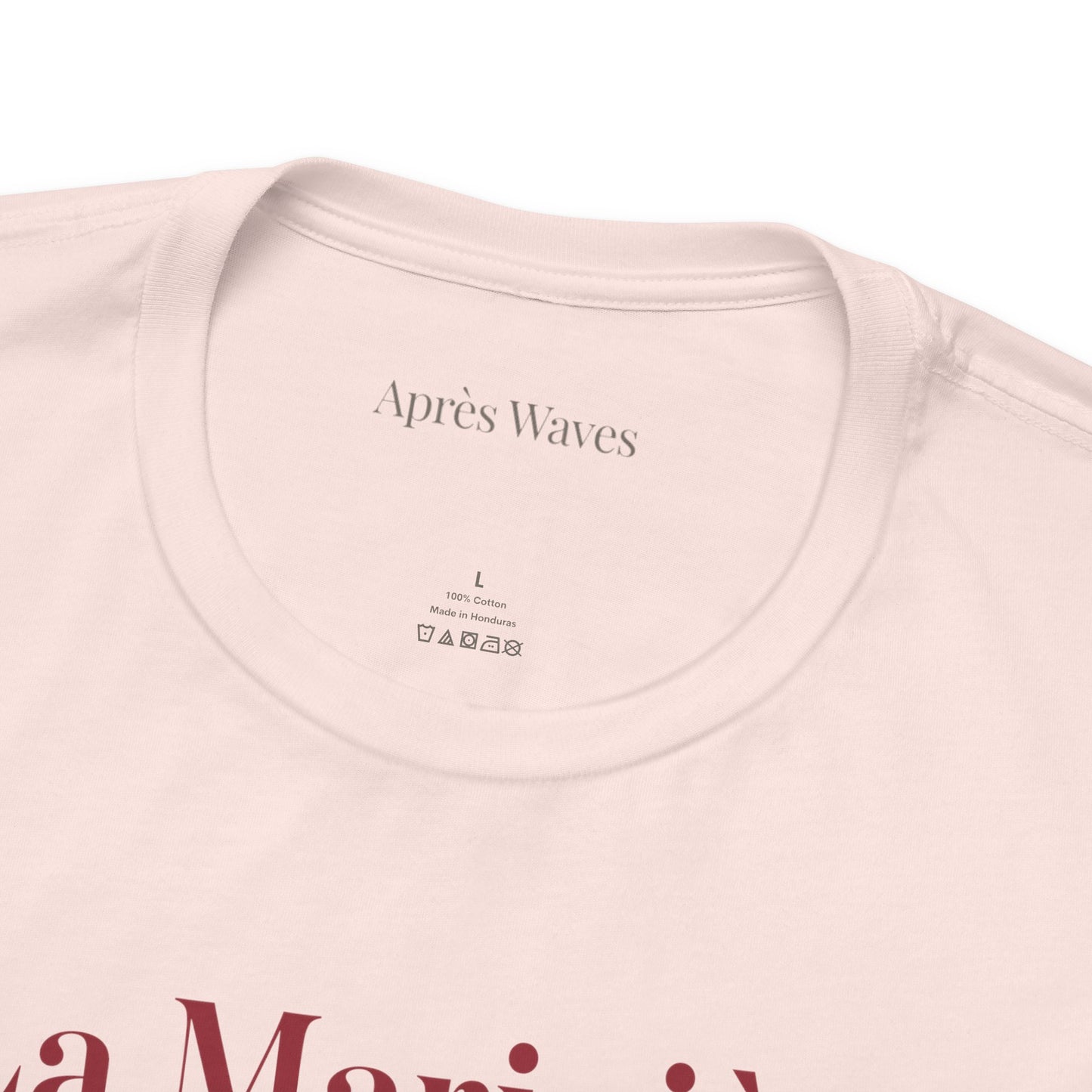 La Marinière Pink S graphic t-shirt - Après Waves