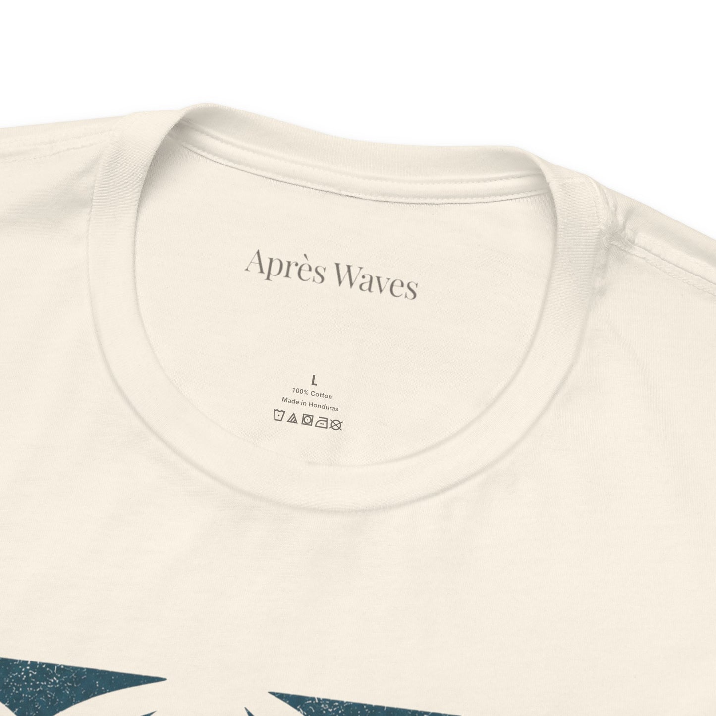 80s Tropez Ecru S graphic t-shirt - Après Waves