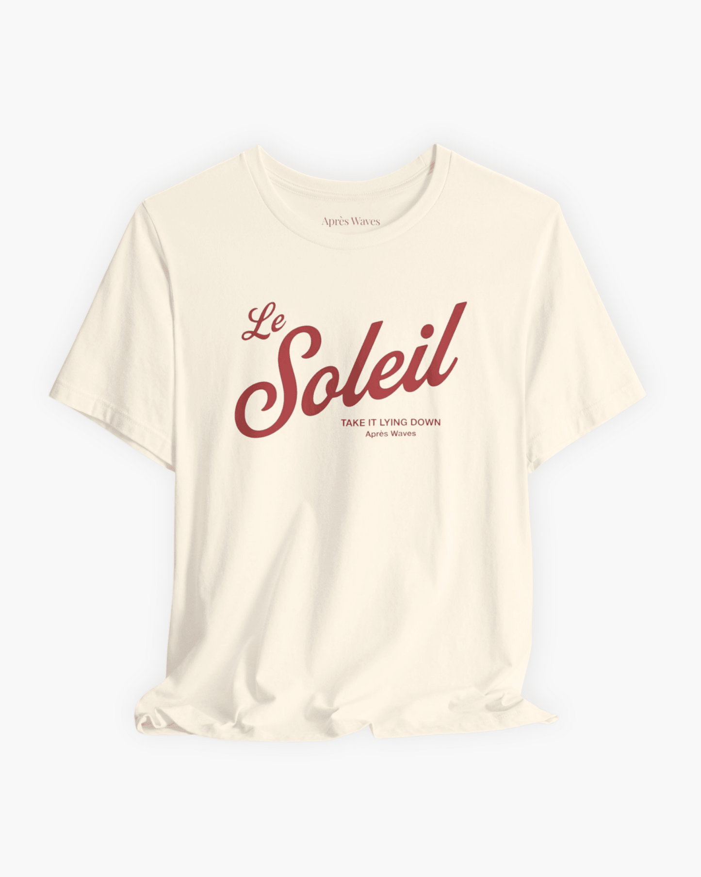 Le Soleil Ecru S graphic t-shirt - Après Waves
