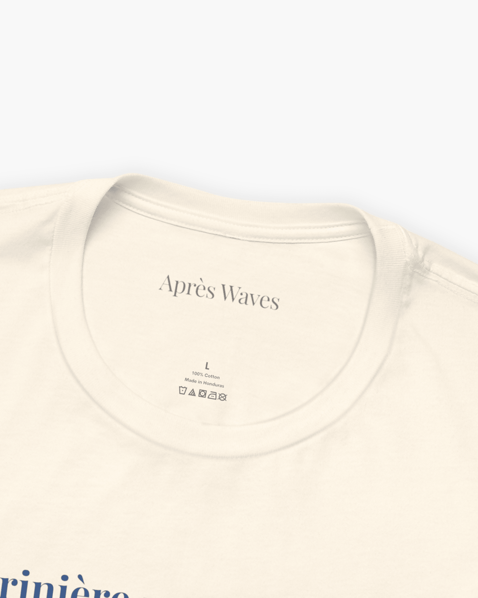 La Marinière Ecru S graphic t-shirt - Après Waves