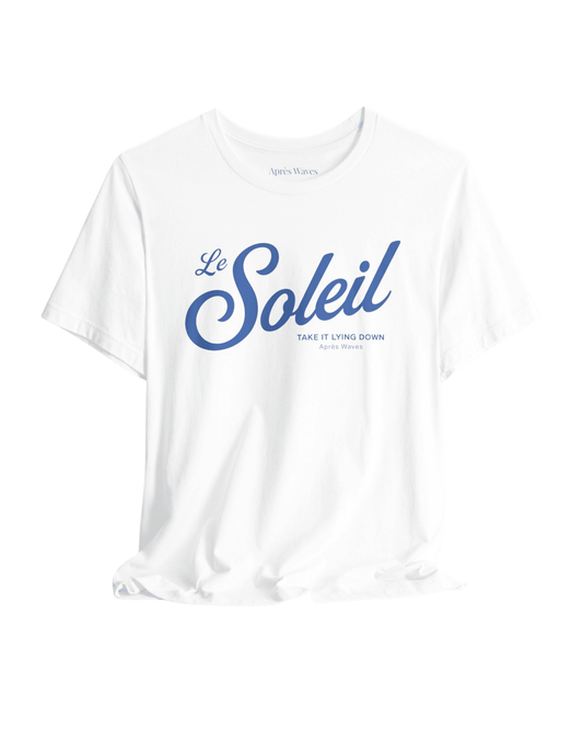 Le Soleil White S graphic t-shirt - Après Waves