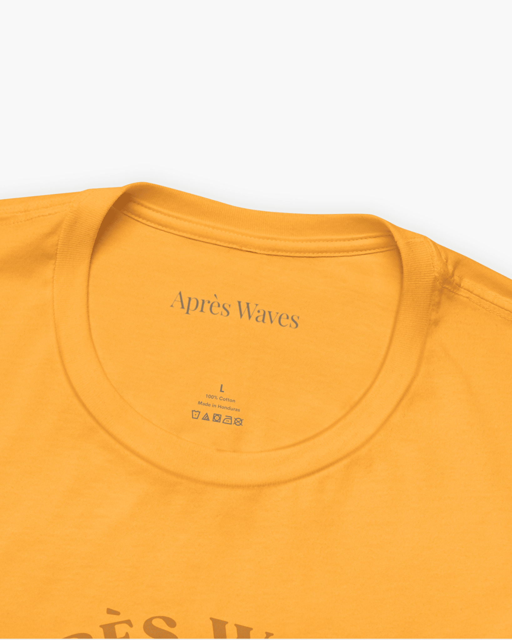 Seventies Style Gold S graphic t-shirt - Après Waves