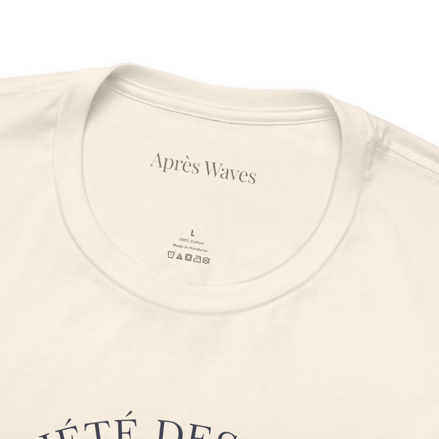 Société des Libres Ecru S graphic t-shirt - Après Waves