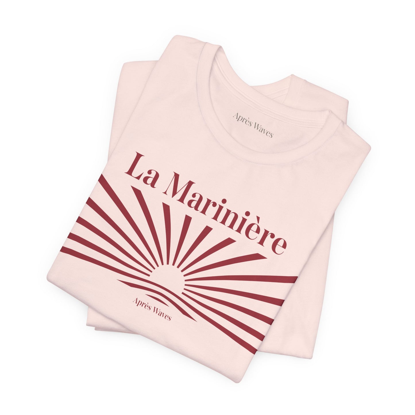 La Marinière Pink S graphic t-shirt - Après Waves