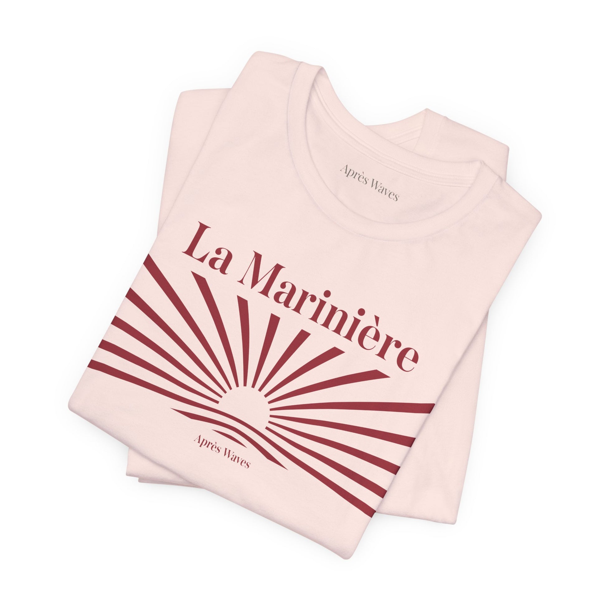 La Marinière Pink S graphic t-shirt - Après Waves