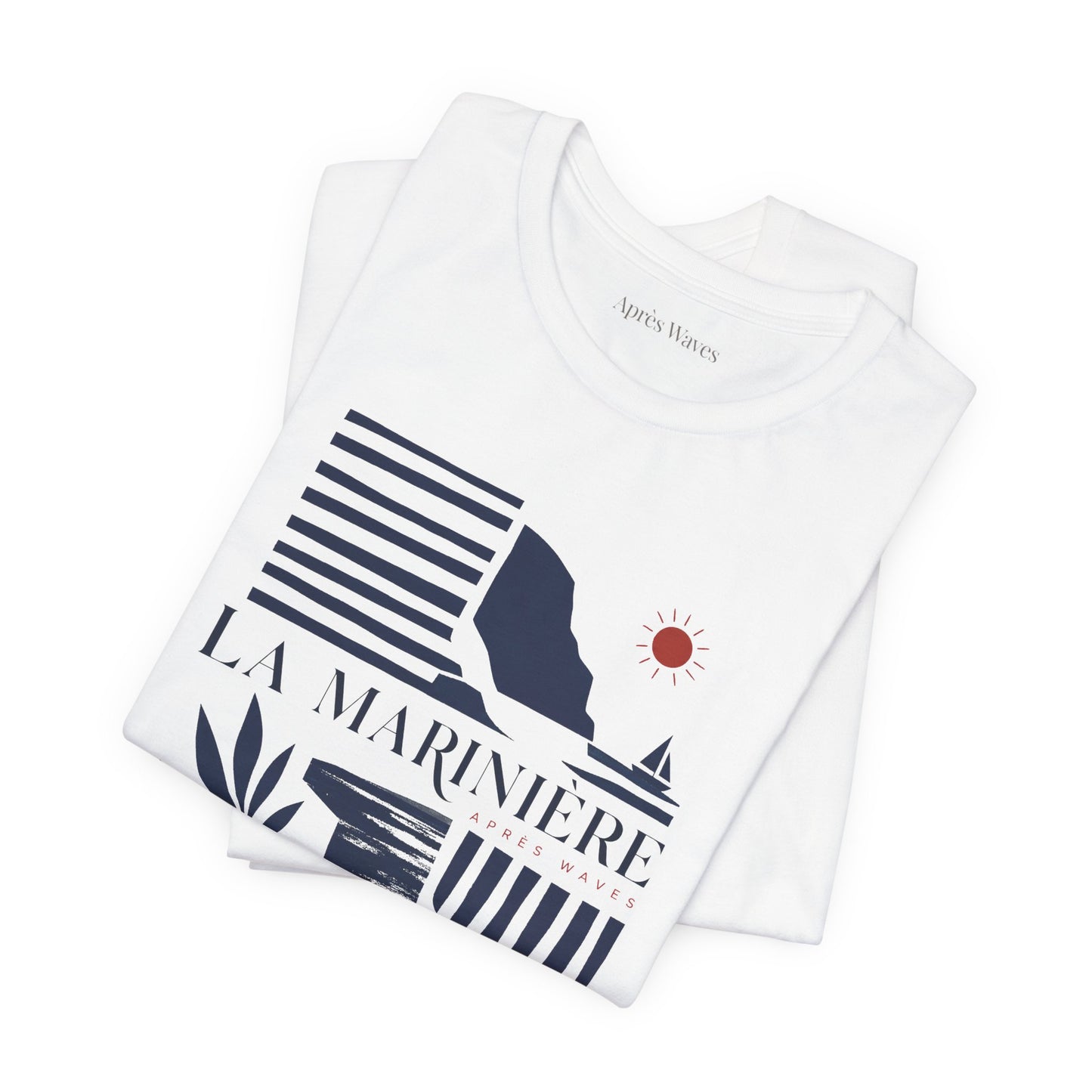 La Marinière White S graphic t-shirt - Après Waves