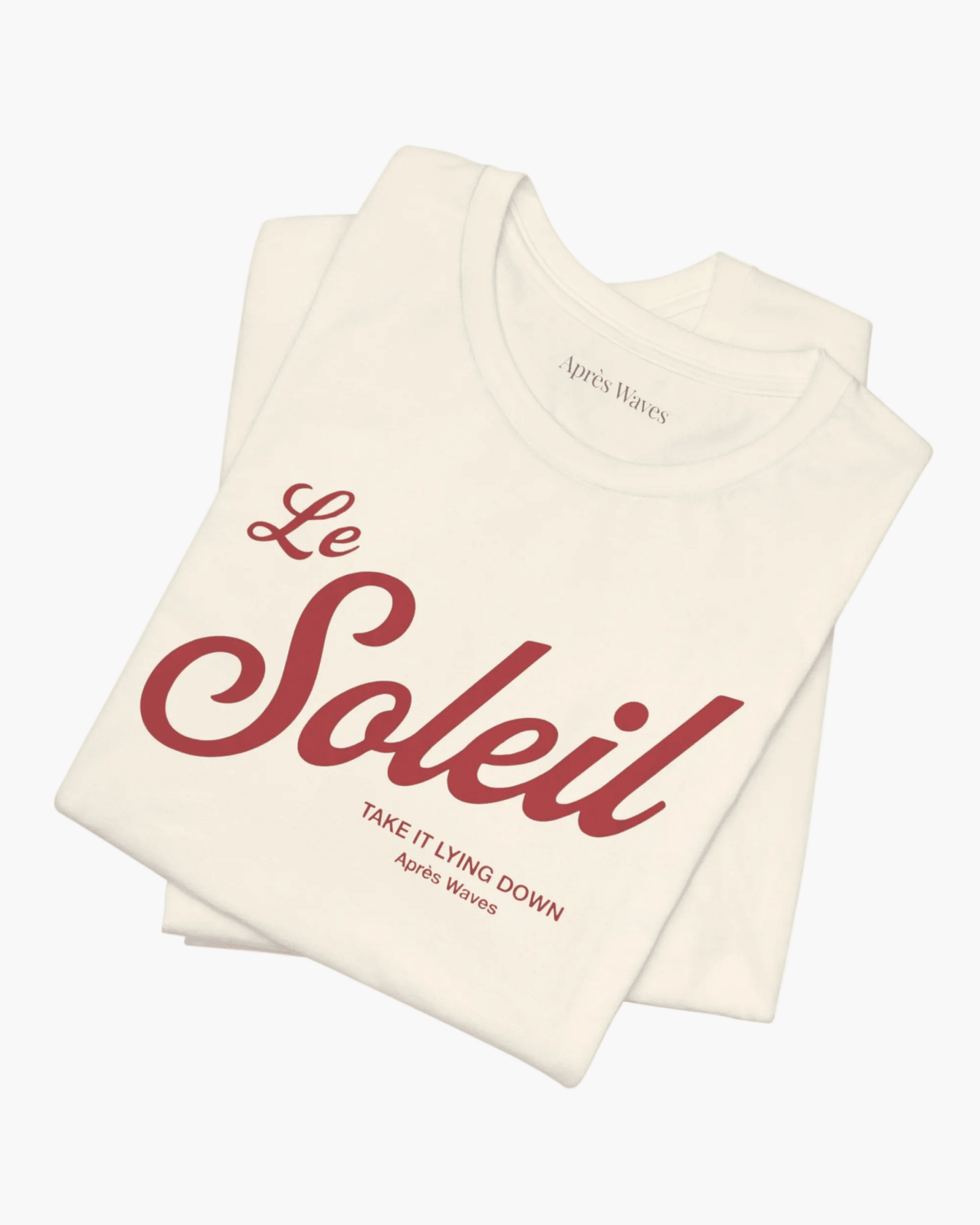 Le Soleil Ecru S graphic t-shirt - Après Waves