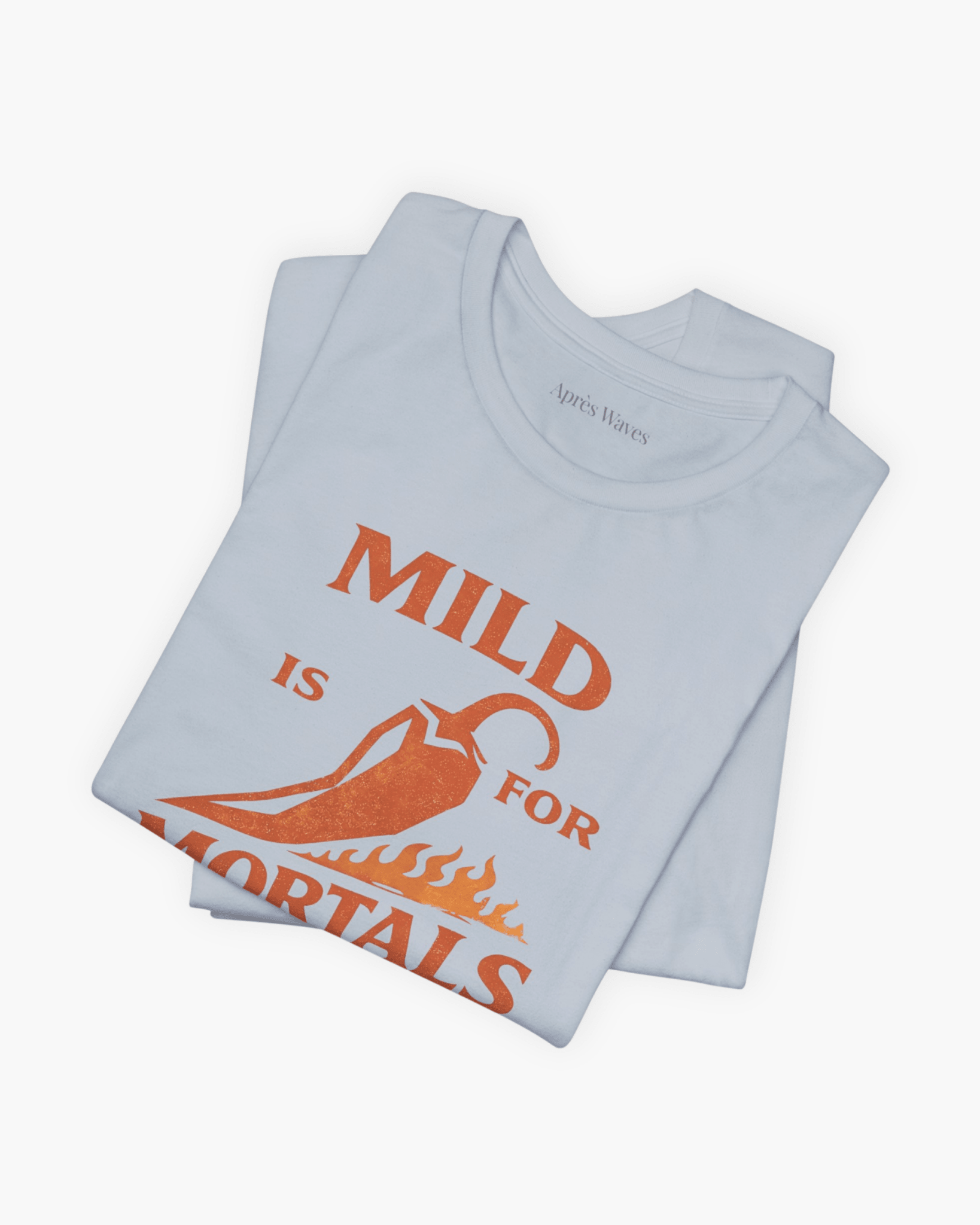 Only One Light Blue S graphic t-shirt - Après Waves