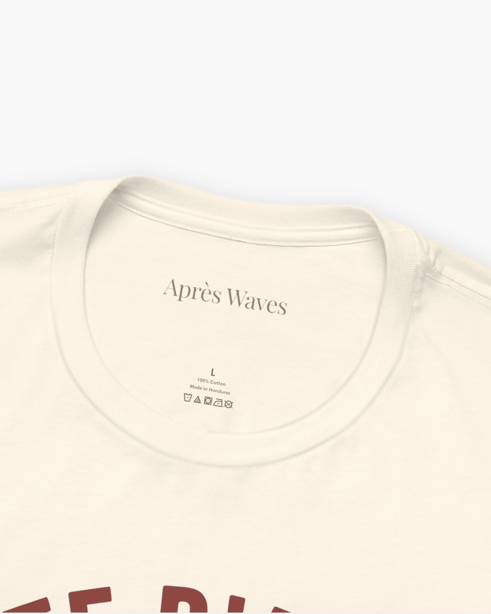 Varsity 1986 Ecru S graphic t-shirt - Après Waves