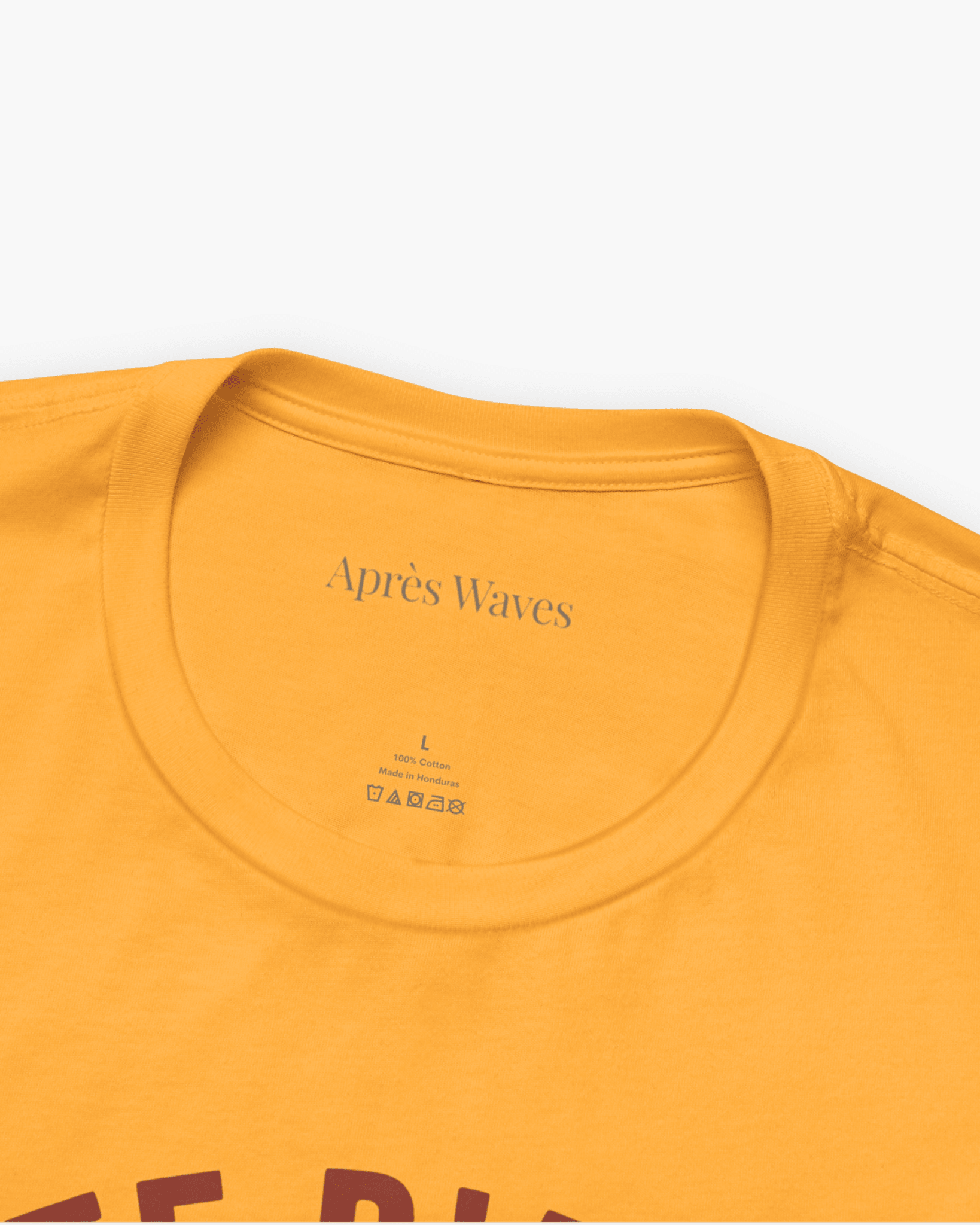 Varsity 1986 Gold S graphic t-shirt - Après Waves