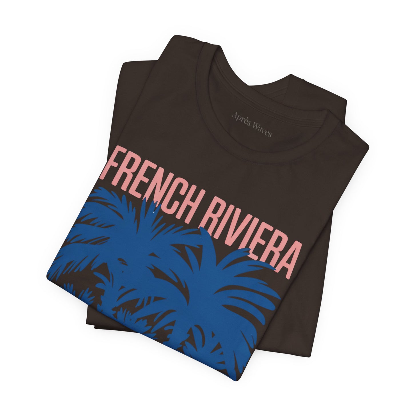 Riviera Palms Chocolate S graphic t-shirt - Après Waves