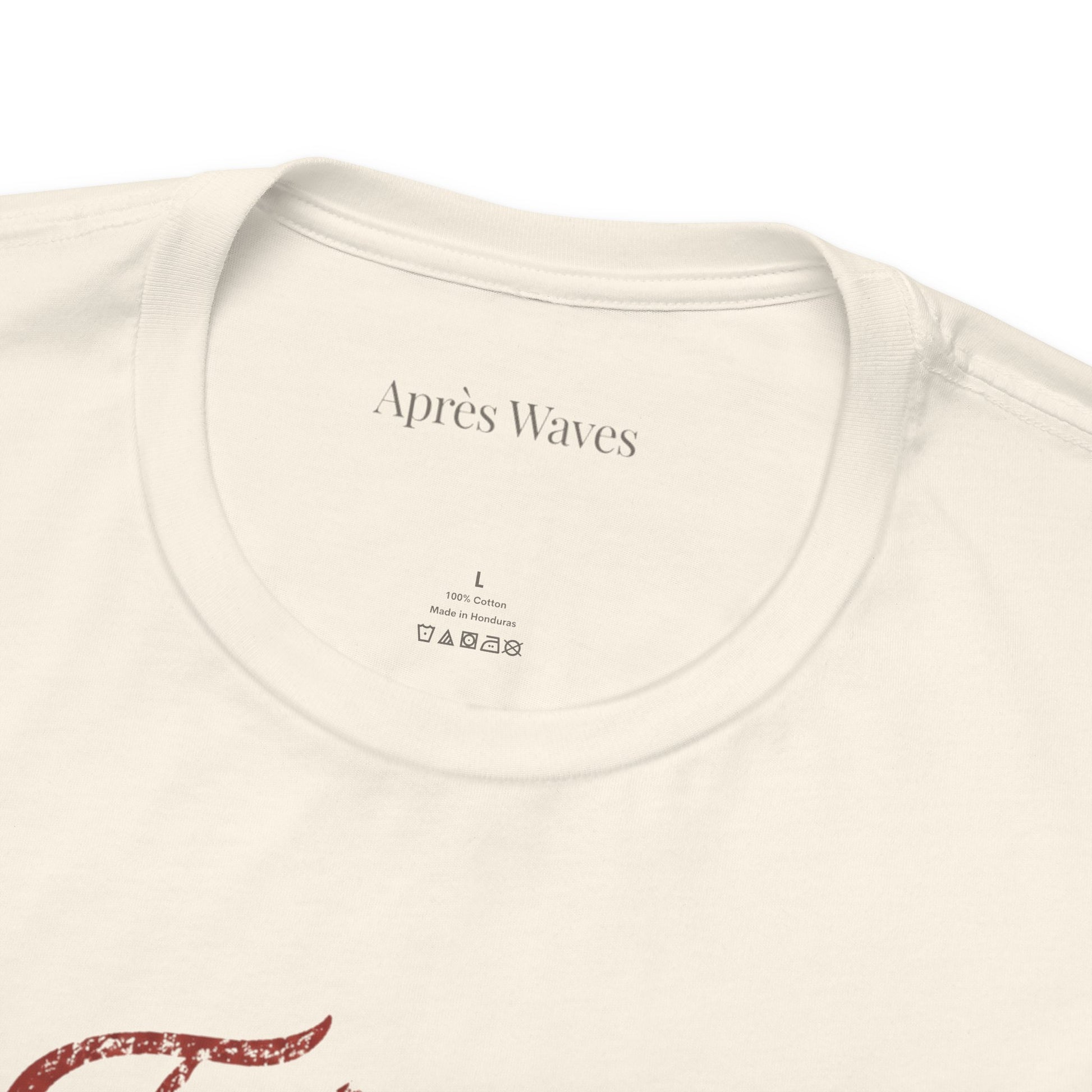 Très Euro Ecru S graphic t-shirt - Après Waves