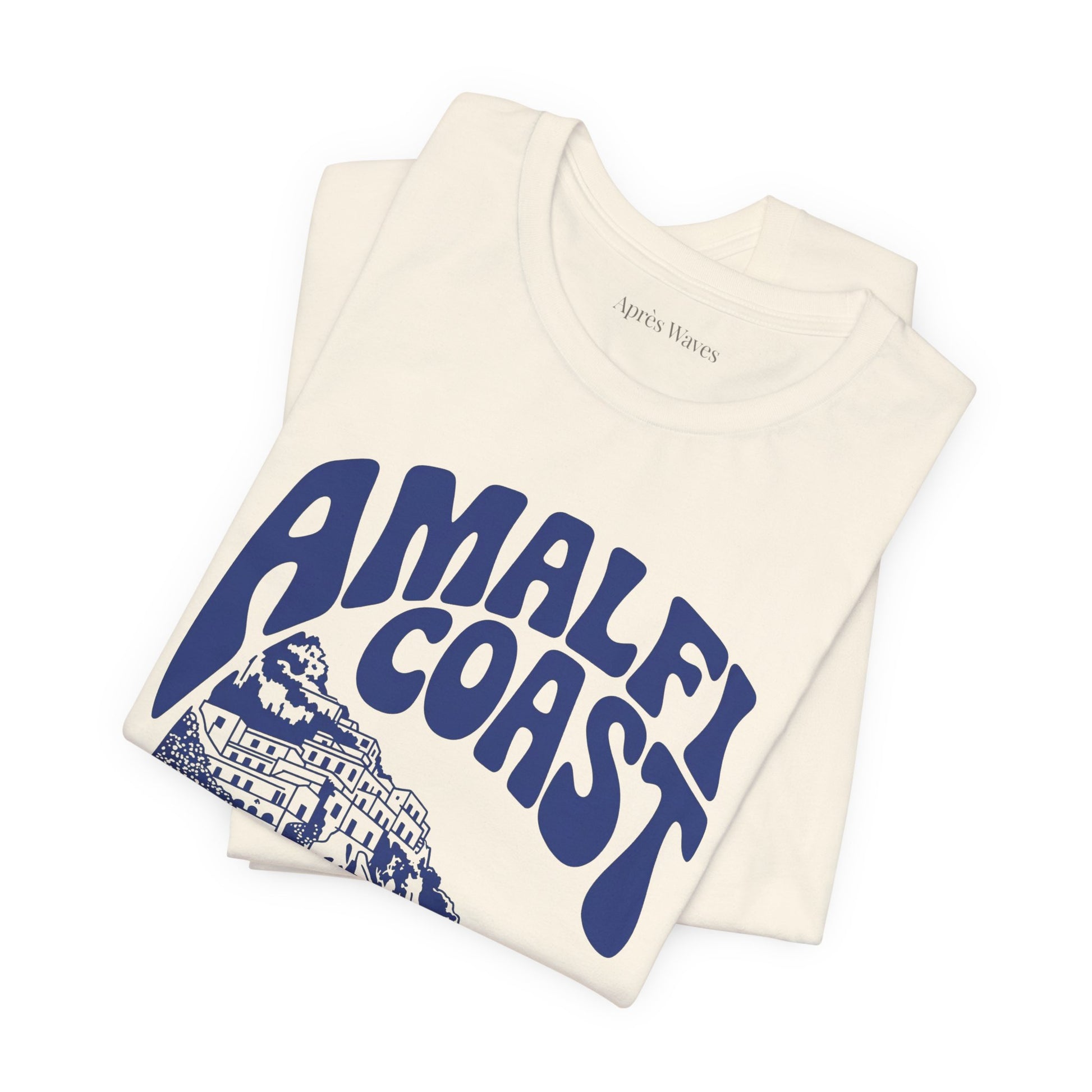 Amalfi Coasting Ecru S graphic t-shirt - Après Waves