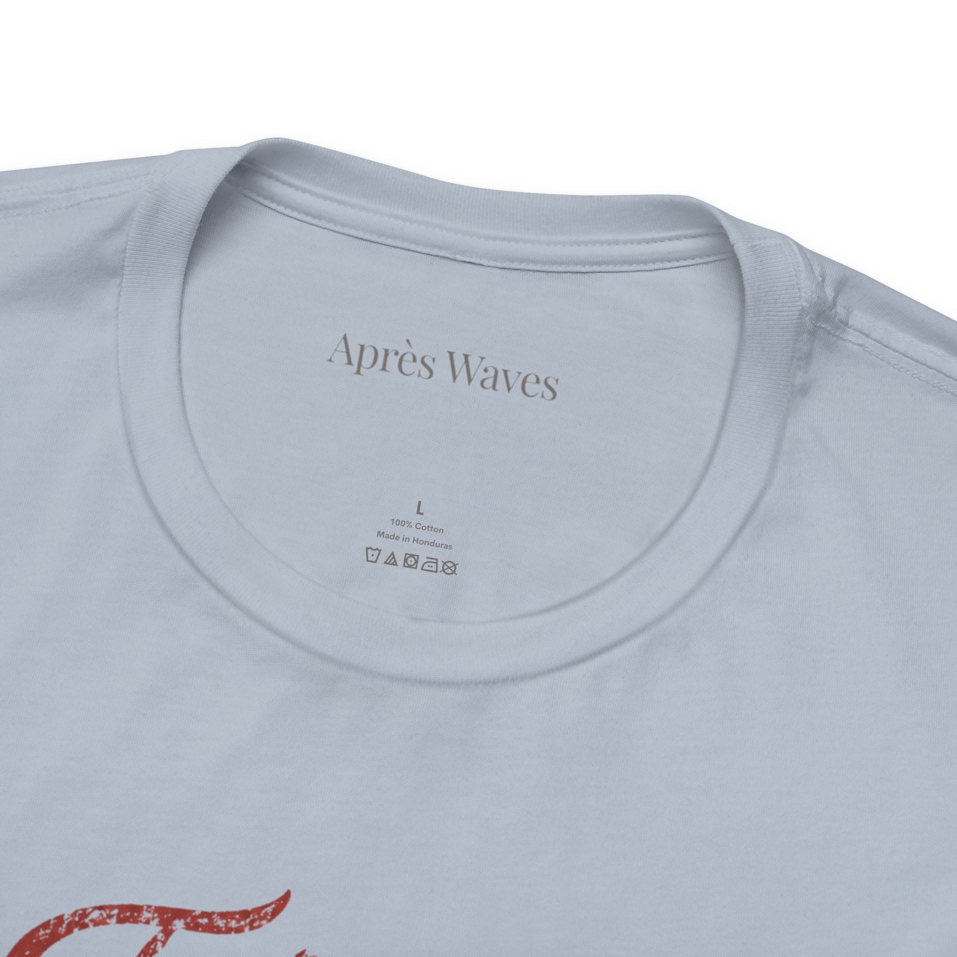 Très Euro Light Blue S graphic t-shirt - Après Waves
