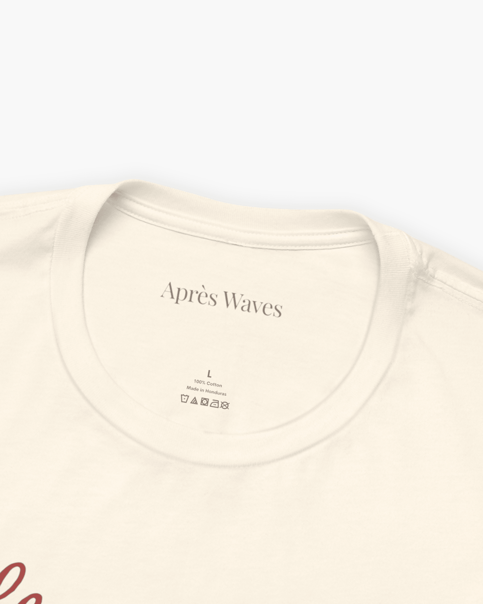 Le Soleil Ecru S graphic t-shirt - Après Waves