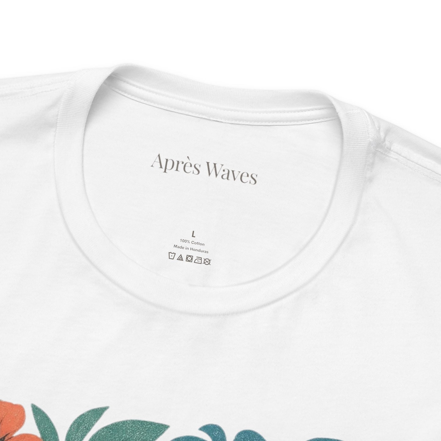 Garden Godiva White S graphic t-shirt - Après Waves