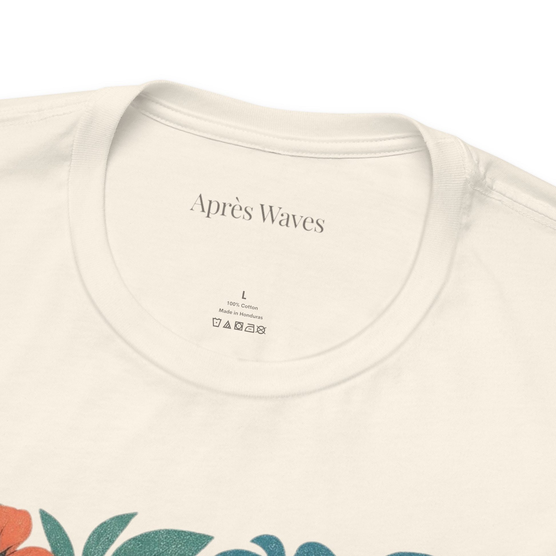 Garden Godiva Ecru S graphic t-shirt - Après Waves