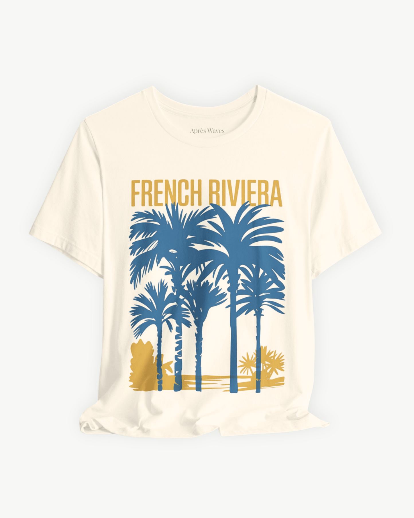 Riviera Palms Natural S graphic t-shirt - Après Waves