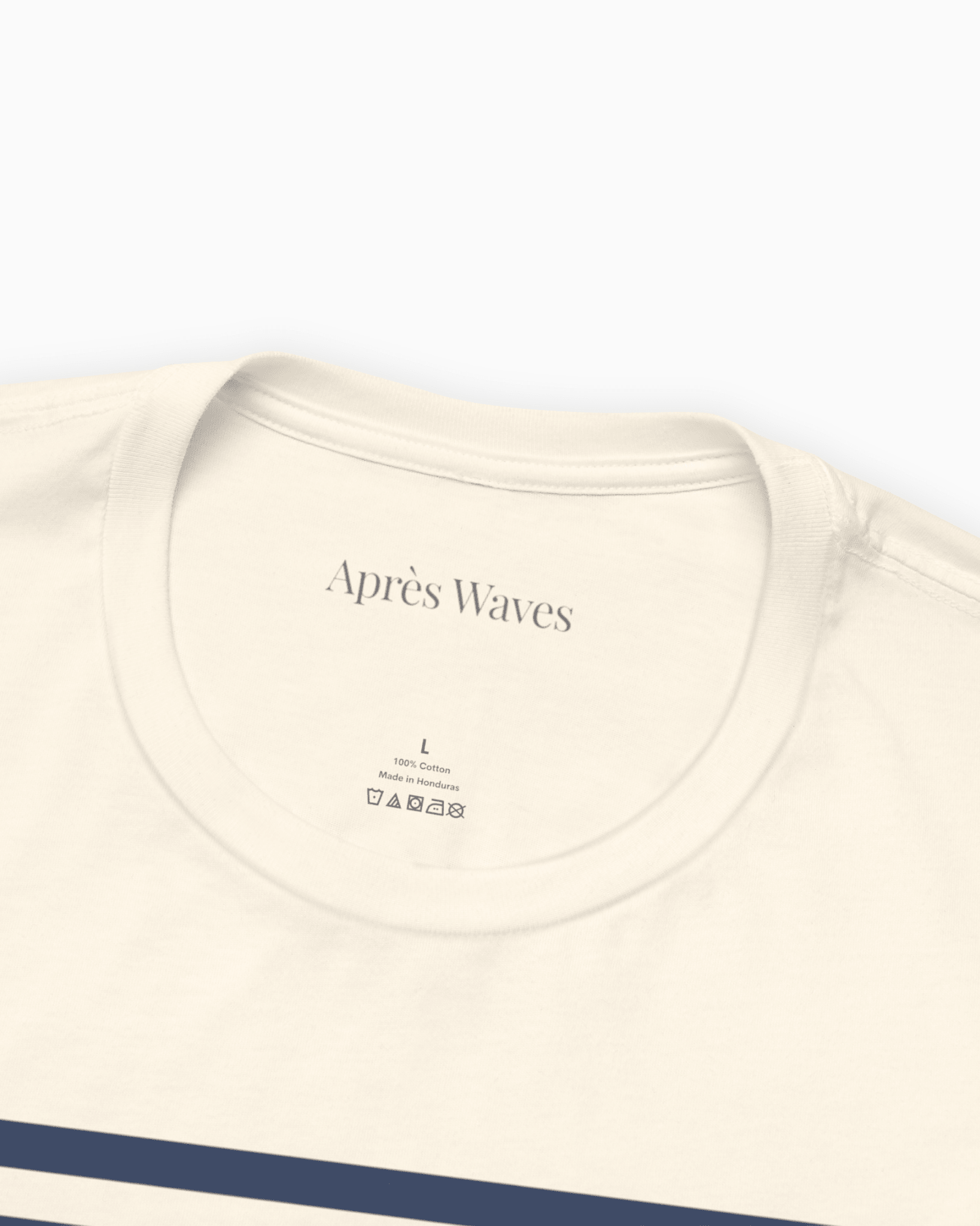 French Mariner Ecru S graphic t-shirt - Après Waves