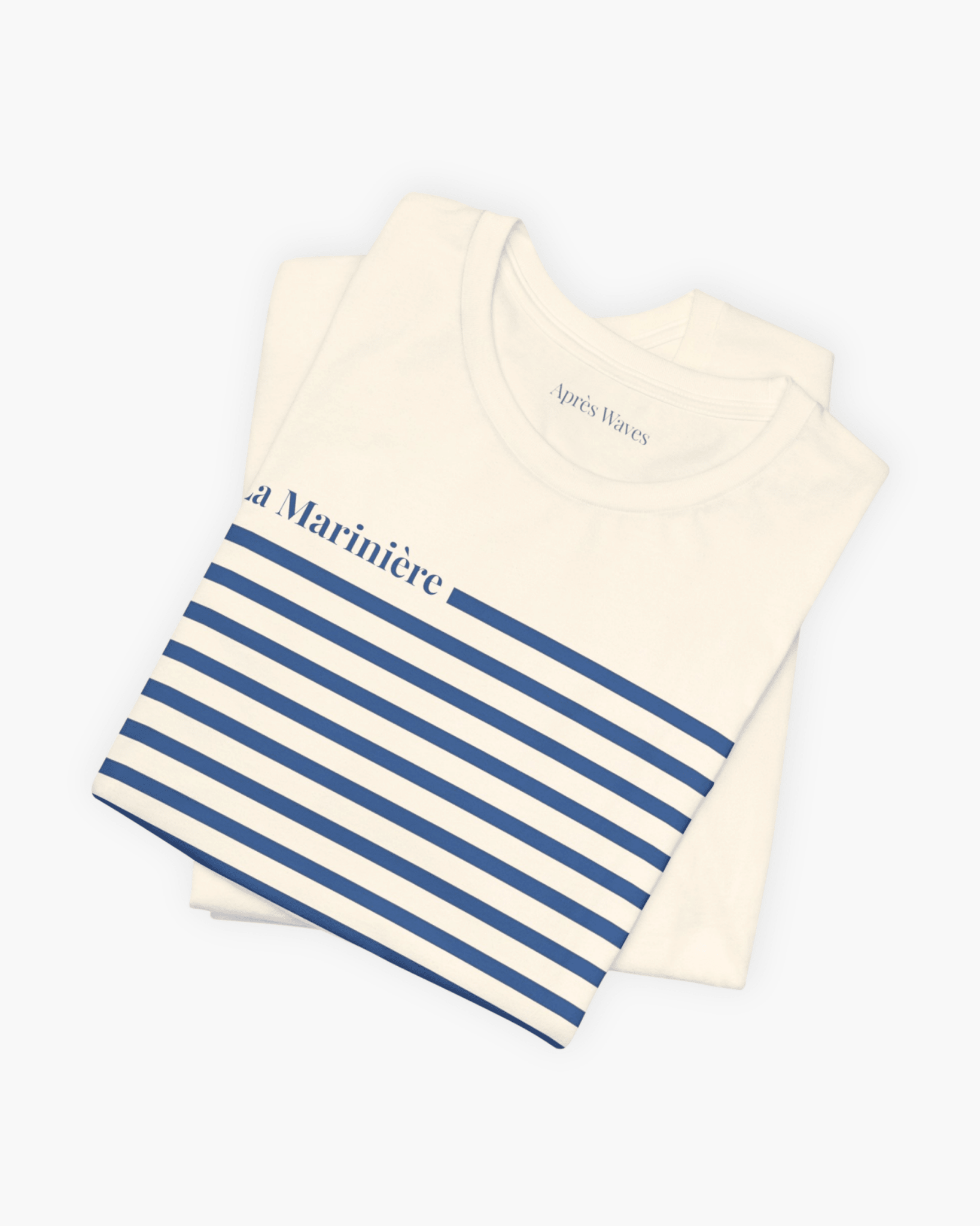 La Marinière Ecru S graphic t-shirt - Après Waves