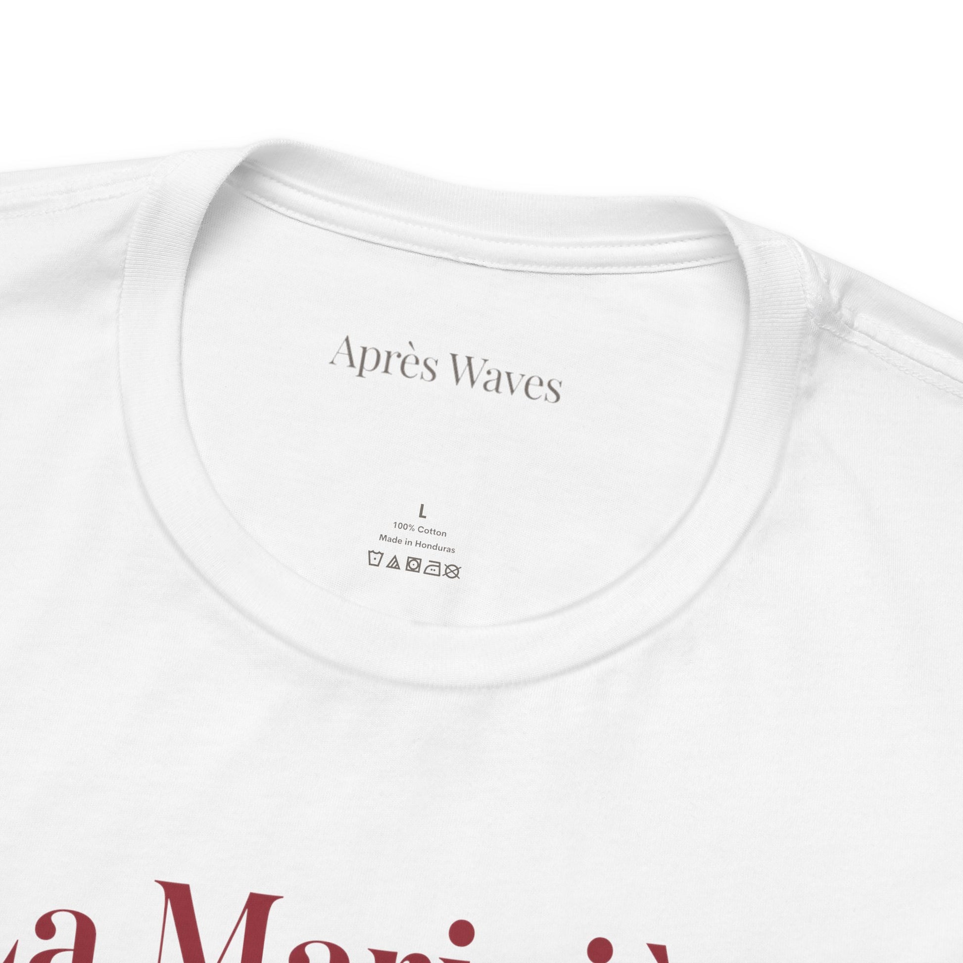 La Marinière White L graphic t-shirt - Après Waves
