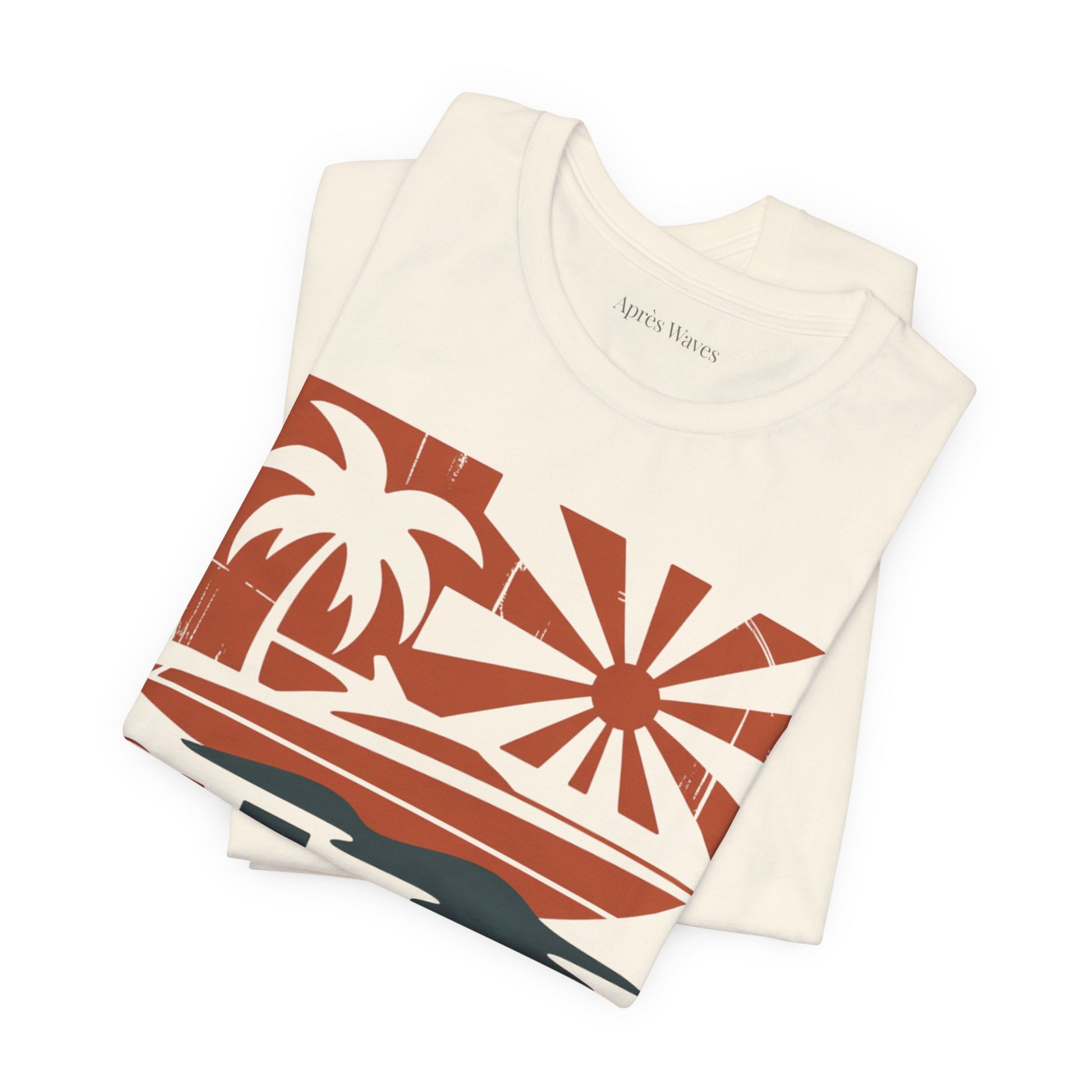 St Tropez Ecru S graphic t-shirt - Après Waves